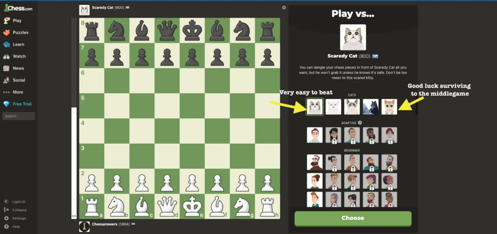 a screenshot of a chess bot to show what makes chess bots so good